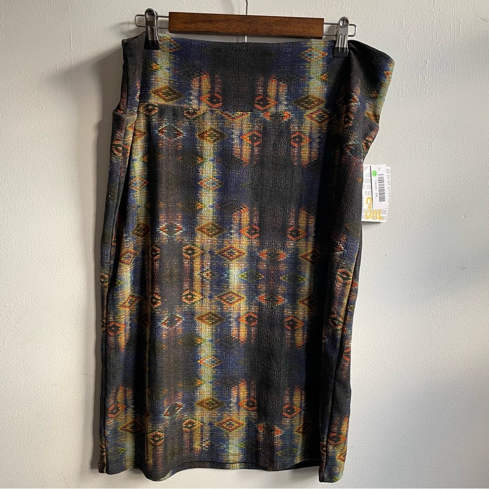 New LulaRoe 3XL Cassie Skirt Aztec Print, LulaRoe Cassie Skirt